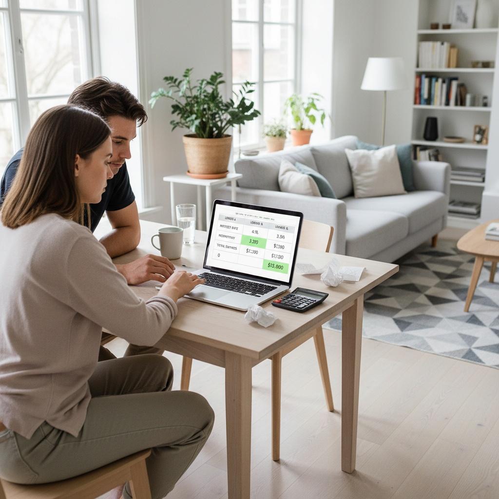 Sammenligner lån og besparelser